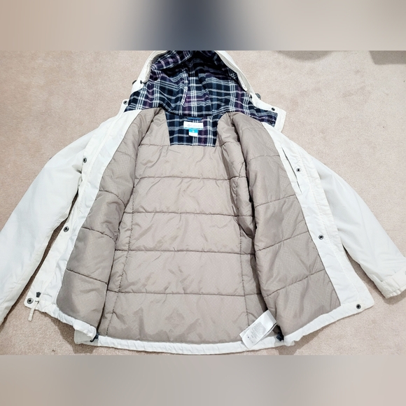 Columbia Womens Insulated Hooded Ski Jacket Waterproof Outdoor Hiking Coat LARGE - Picture 8 of 11